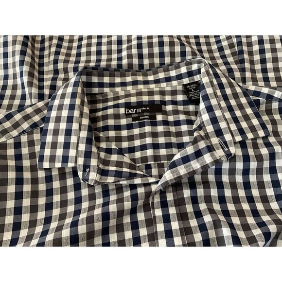 Bar lll Slim Fit Stretch Button Down Shirt L  NWOT - Picture 5 of 6